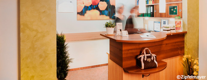 Ansicht der Rezeption